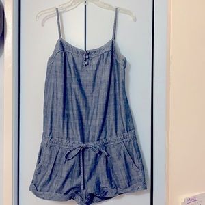 7 For All Mankind Denim Romper (Shorts) size small